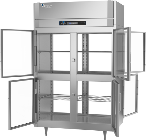 FS-2D-S1-PT-HG-HC | Ultraspec Half Glass Door Pass-Thru Freezer FS-2D-S1-PT-HG-HC | Ultraspec Half Glass Door Pass-Thru Freezer