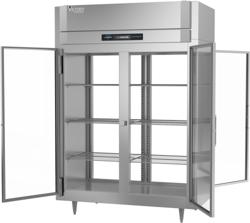 FSA-2D-S1-EW-PT-HG-HC | Ultraspec Extra Wide Half Pass-Thru Half Solid Door Freezer FSA-2D-S1-EW-PT-HG-HC | Ultraspec Extra Wide Half Pass-Thru Half Solid Door Freezer