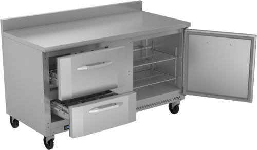 VWRD60HC-2 | 60" Worktop Refrigerator VWRD60HC-2 | 60" Worktop Refrigerator