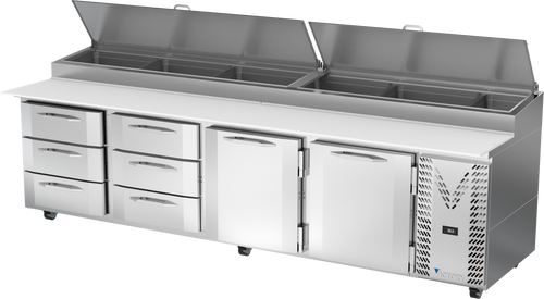 VPPD119HC-6T | 119" Pizza Prep Table VPPD119HC-6T | 119" Pizza Prep Table