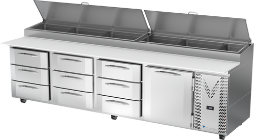 VPPD119HC-9 | 119" Pizza Prep Table VPPD119HC-9 | 119" Pizza Prep Table