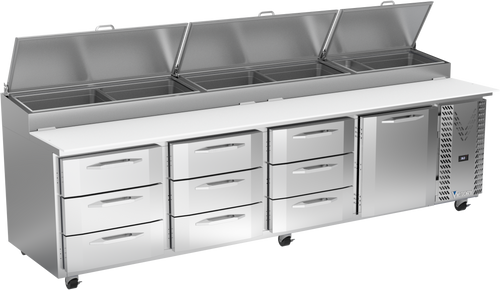 VPPD119HC-9 | 119" Pizza Prep Table