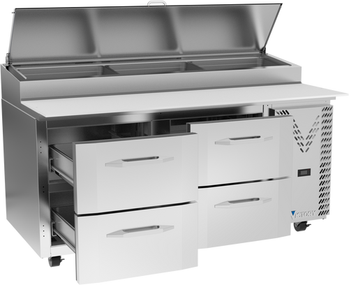 VPPD67HC-4 | 67" Pizza Prep Table VPPD67HC-4 | 67" Pizza Prep Table