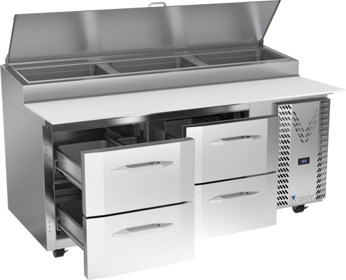 VPPD72HC-4 | 72" Pizza Prep Table VPPD72HC-4 | 72" Pizza Prep Table