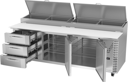 VPPD93HC-3 | 93" Pizza Prep Table