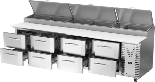 VPPD119HC-8 | 119" Pizza Prep Table