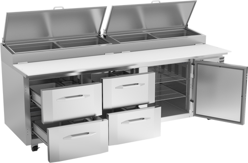 VPPD93HC-4 | 93" Pizza Prep Table