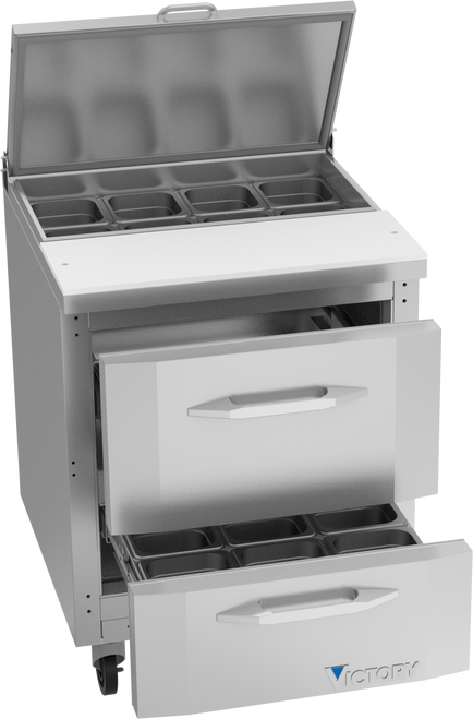 VSPD27HC-08-2 | 27" Sandwich Prep Table VSPD27HC-08-2 | 27" Sandwich Prep Table