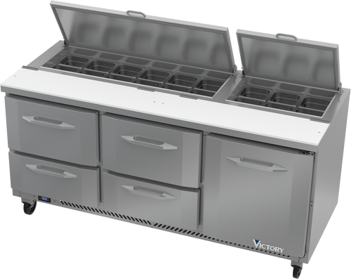 VSPD72HC-18-4 | 72" Sandwich Prep Table VSPD72HC-18-4 | 72" Sandwich Prep Table