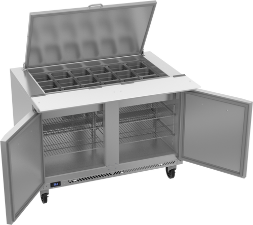 VSP48HC-18B | 48" Sandwich Prep Table with Mega Top VSP48HC-18B | 48" Sandwich Prep Table with Mega Top