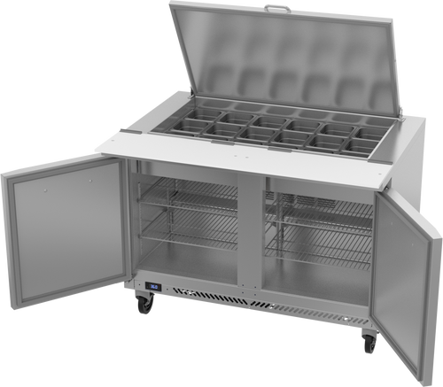 VSP48HC-18B | 48" Sandwich Prep Table with Mega Top VSP48HC-18B | 48" Sandwich Prep Table with Mega Top