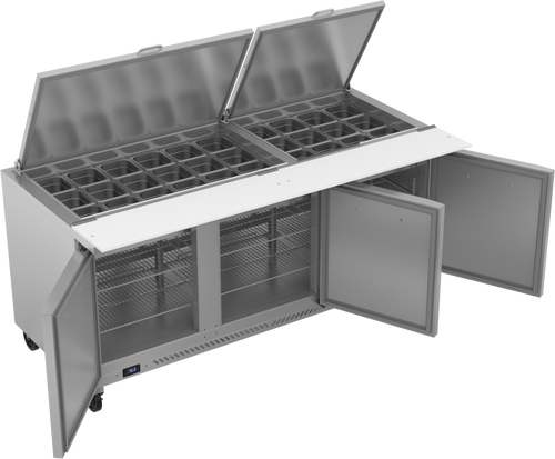 VSP72HC-30B | 72" Sandwich Prep Table with Mega Top VSP72HC-30B | 72" Sandwich Prep Table with Mega Top