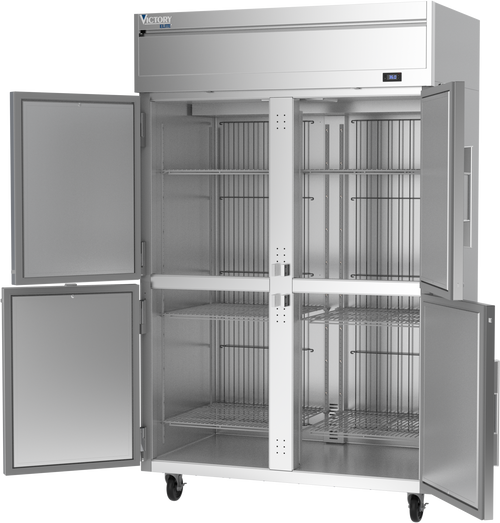 VERSA-2D-HD-HC | Elite Series Half Solid Door Refrigerator