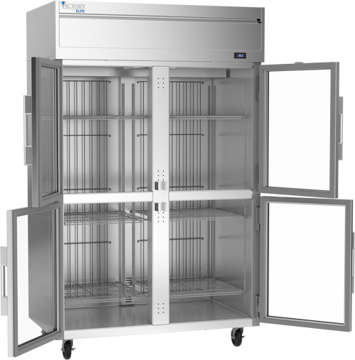 VERSA-2D-HG-HC | Elite Series Half Glass Door Refrigerator VERSA-2D-HG-HC | Elite Series Half Glass Door Refrigerator