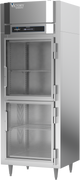 RSA-1N-S1-HG-HC | Ultraspec Extra Wide Narrow Depth Half Glass Door Reach-In Refrigerator