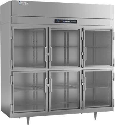 Victory RS-3D-S1-HG-HC — Reach-In Refrigerator with 6 Doors, 77.75"W x 33.62"D, 68.34 cu ft