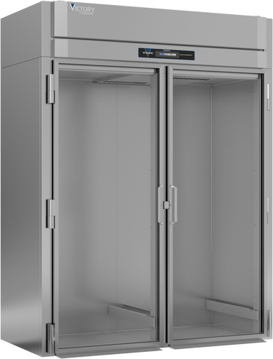 RIS-2D-S1-XH-G-HC | Ultraspec Extra High Roll-In Glass Door