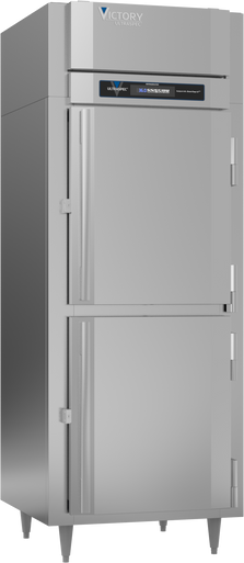 RSA-1D-S1-EW-HD-HC | Ultraspec Extra Wide Half Solid Door Reach-In