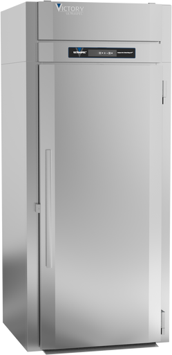 ◆rira◆ RISA-1D-S1-PT-HC | Ultraspec Solid Door Roll-Thru Refrigerator
