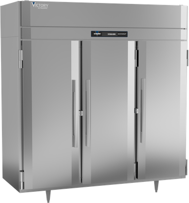 Victory FS**3D*S1****HC*** — Reach-In Freezer with 6 Solid Doors, 77.75"W x 33.13"D x 78.25"H, 64.61 cu ft