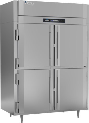 Victory FS-2D-S1-EW-HD-HC — Reach-In Freezer with 2 Solid Doors, 58.38"W x 33.13"D x 78.25"H, 48.26 cu ft
