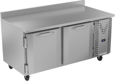 Victory VWR67HC********* — Reach-In Refrigerator with 2 Solid Doors, 67"W x 30"D x 34.5"H, 18.97 cu ft