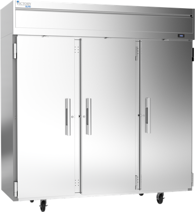 Victory VEFSA-3D-SD-HC — Reach-In Freezer with 3 Solid Doors, 78"W x 30"D x 78.5"H, 69.1 cu ft