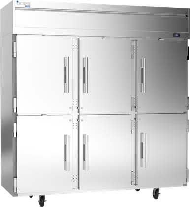 Victory VEFSA-3D-HD-HC — Reach-In Freezer with 3 Solid Doors, 78"W x 30"D x 78.5"H, 69.1 cu ft