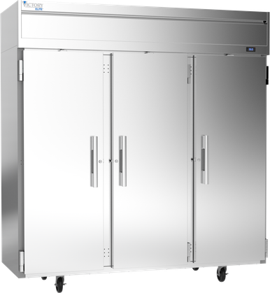 Victory VERSA-3D-SD-HC — Reach-In Refrigerator with 3 Solid Doors, 78"W x 30"D x 78.5"H, 71.52 cu ft