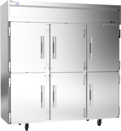 Victory VERSA-3D-HD-HC — Reach-In Refrigerator with 3 Solid Doors, 78"W x 30"D x 78.5"H, 71.52 cu ft