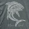 Pitcairn Island Screen Printed T Shirt - Tuna