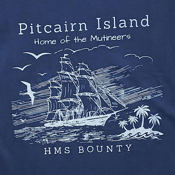 Pitcairn Island Screen Printed T Shirt - HMS Bounty-4