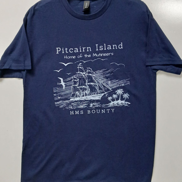 Pitcairn Island Screen Printed T Shirt - HMS Bounty-4