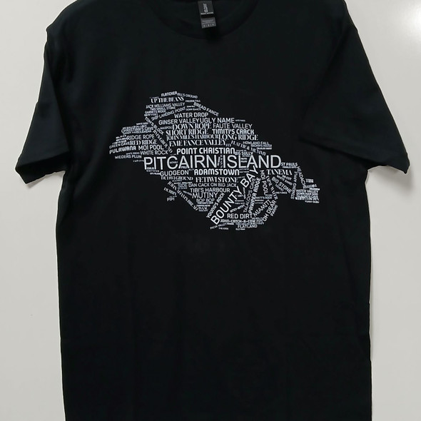 Pitcairn Island Screen Printed T Shirt - Pitcairn Places