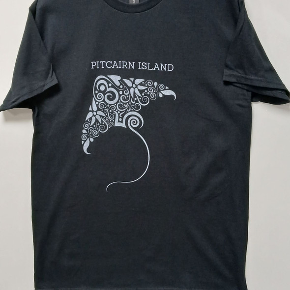 Pitcairn Island Screen Printed T Shirt - Stingray