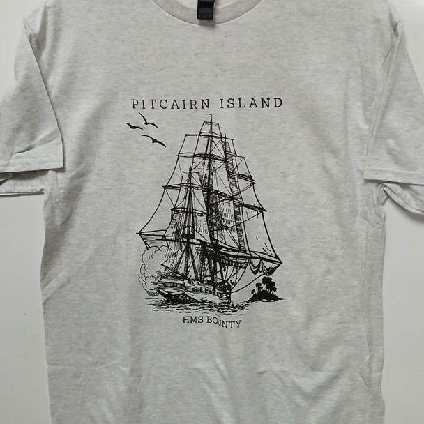 Pitcairn Island Screen Printed T Shirt - HMS Bounty-1