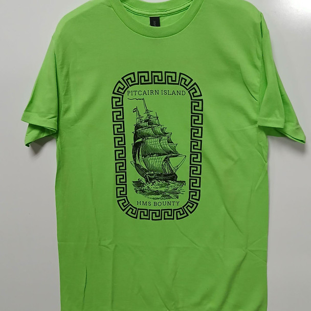 Pitcairn Island Screen Printed T Shirt - HMS Bounty-2