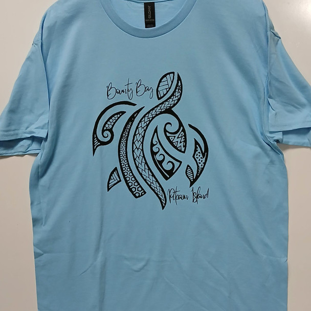 Pitcairn Island Screen Printed T Shirt - Turtle-1