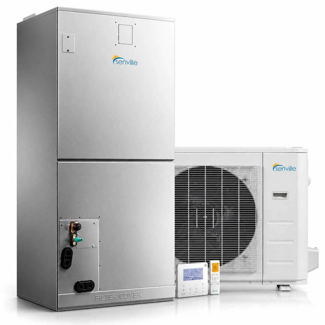sh1-sec ベジット 36000 BTU Central Air Conditioner Heat Pump System - SENDC-36HF