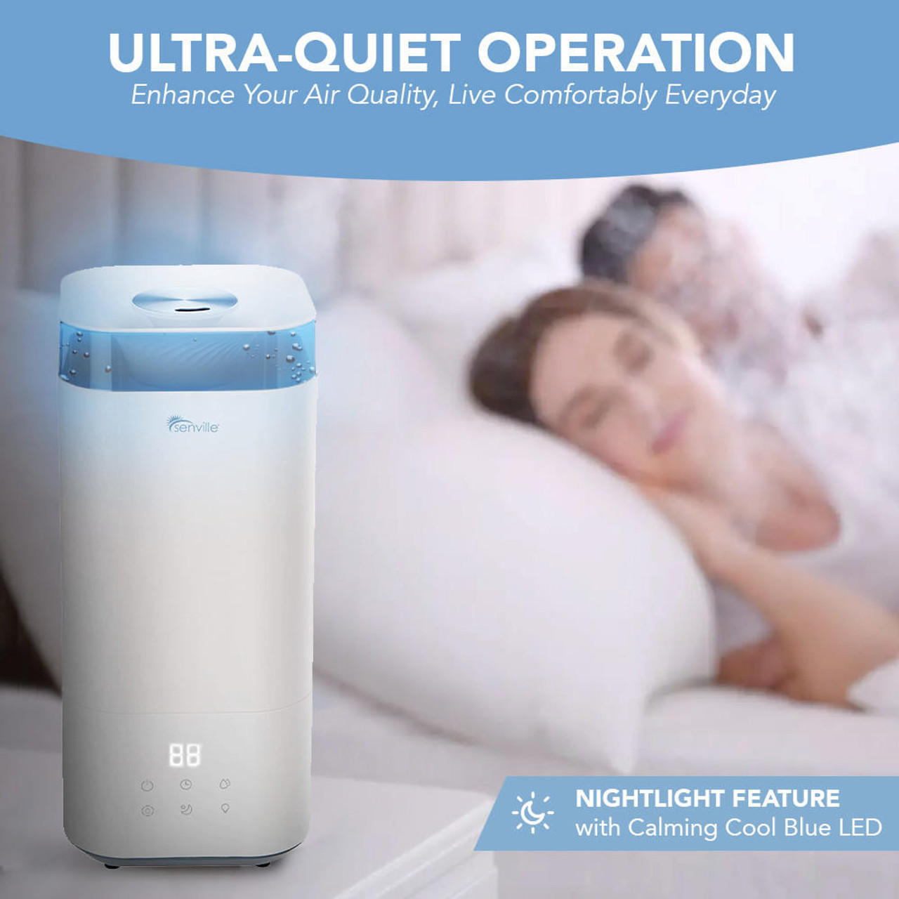 Senville 5.5L Cool Mist Humidifier - SENHU-55Senville