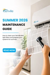 Summer 2026 Maintenance Guide: How to Clean Your Senville Mini Split Filters and Prepare Your System for Summer