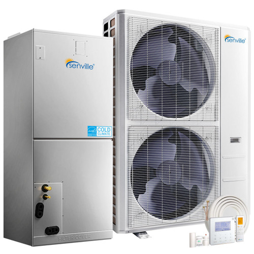 Senville 60000 BTU Central Air Conditioner Heat Pump System - SENDC-60HF