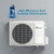 Senville 36000 BTU Mini Split Air Conditioner - Heat Pump - SENL/36CD (Open Box)