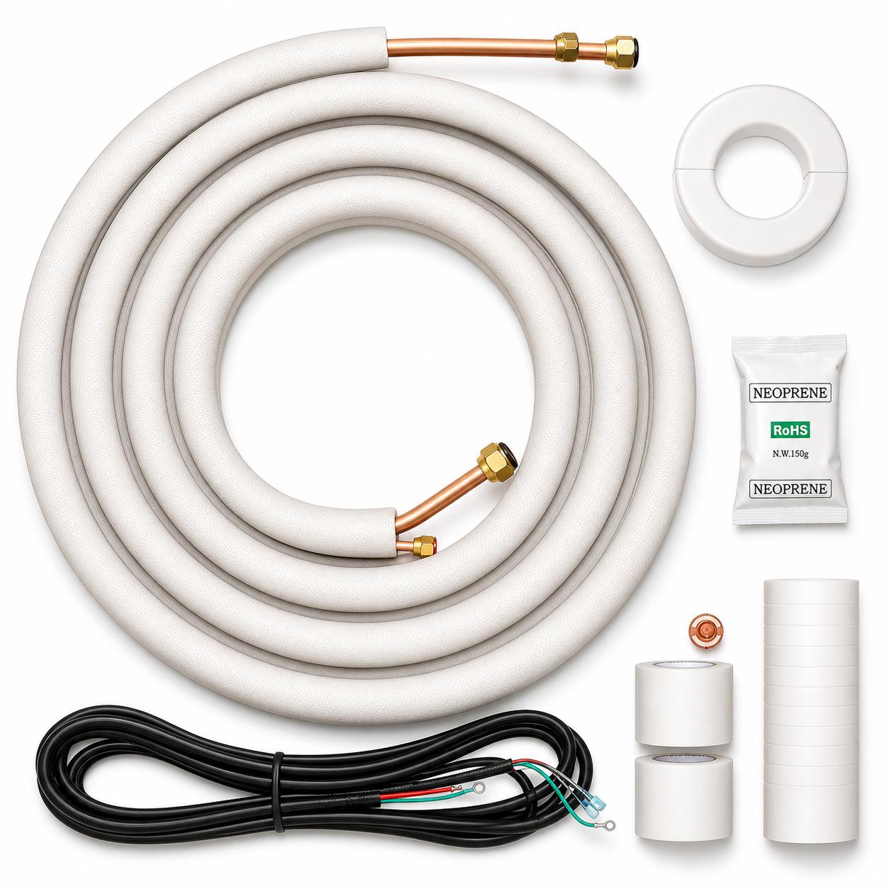 50 Ft. Insulated Line Set - 1/4'' and 1/2