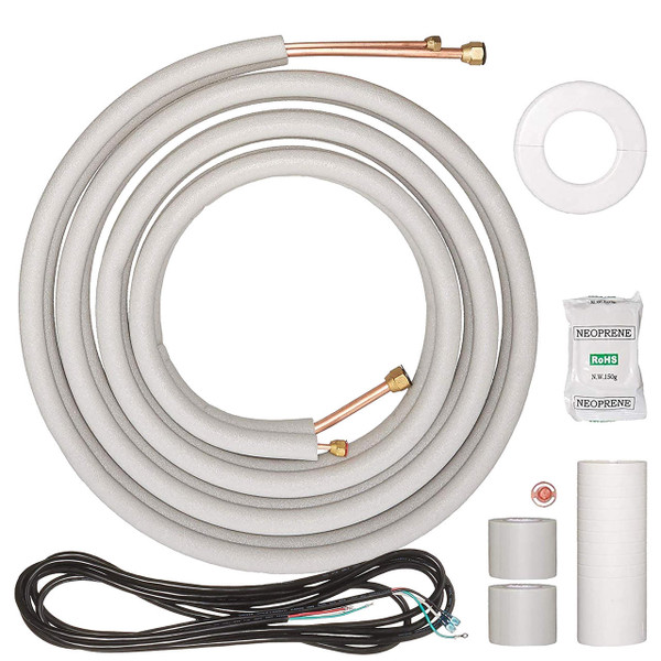 16 Ft. Insulated Line Set - 1/4'' and 1/2