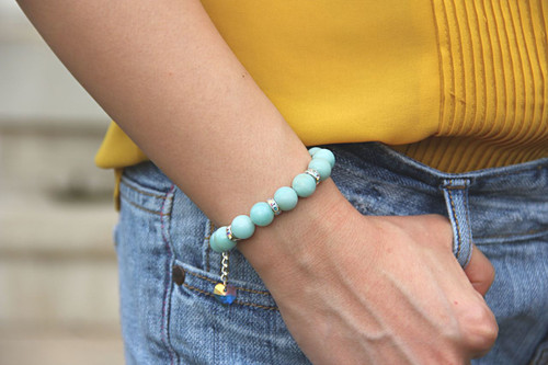 Amazonite Crystal Bracelet 