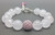 Rose Quartz Light Rose Bead Bracelet 