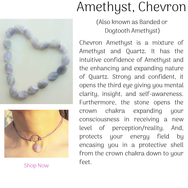 Chevron Amethyst Healing Properties