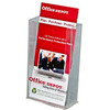 4x7 Clear Acrylic Wall-Mount Brochure Holder