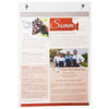 8.5x11 Portrait Wall Mount Sign Holder With Holes Display